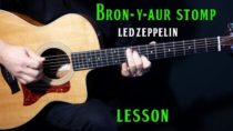 how to play "Bron-Y-Aur Stomp" on guitar by Led Zeppelin | guitar lesson tutorial