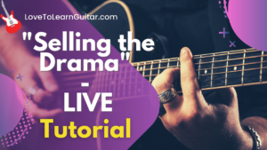 How to play Live - Selling The Drama on the guitar tutorial Live - Selling The Drama on guitar